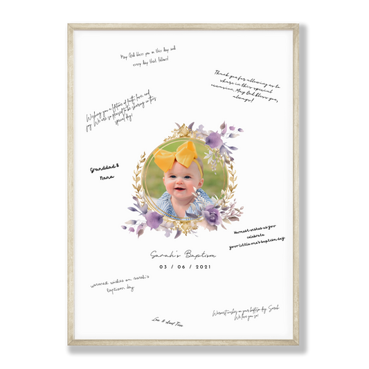 Guestbook Poster - Classic - Studio Amia